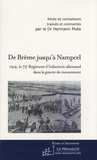 Hermann Plote - De Brême jusqu'à Nampcel - 1914, le 75e régiment d'infanterie allemand dans la guerre de mouvement.