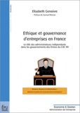 Elisabeth Genaivre - Ethique et gouvernance d'entreprises en France.