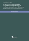 Alexis Drogba Sahoré - Propriétés physico-chimiques et fonctionnelles des tubercules et des amidons d'igname (Dioscorea) - Cas de quelques espèces d'igname spontanée.
