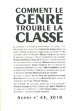 Thierry Discepolo et Gilles Le Beuze - Agone N° 43, 2010 : Comment le genre trouble la classe.