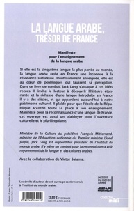 La langue arabe, trésor de France