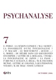 Pierre Bruno - Psychanalyse N° 7, Octobre 2006 : .