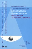 Steven W. Becker - Revue Internationale de Droit Pénal 1er/2e trimestres 2007 : Renseignements et activités criminelles.