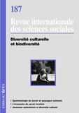 Marie Roué - Revue internationale des sciences sociales N° 187 : Diversité culturelle et biodiversité.