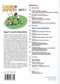 L'école des parents N° 636, juillet-août-septembre 2020 Sport. L'autre éducation