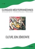 Marie-José Del Volgo et Roland Gori - Cliniques méditerranéennes N° 103, 2021 : Culture, soin, démocratie.