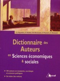 Philippe Deubel et Marc Montoussé - Dictionnaire des auteurs en Sciences économiques & sociales.