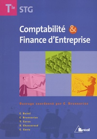 Chantal Boitel et Cédric Brunnarius - Comptabilité et Finance d'Entreprise Tle STG.