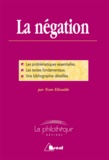 Yvan Elissalde - La négation - Dissertation.