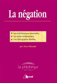 Yvan Elissalde - La négation - Dissertation.