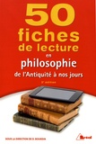Dominique Bourdin - 50 fiches de lecture en philosophie de l'Antiquité à nos jours.