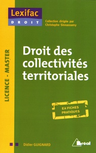 Didier Guignard - Droit des collectivités territoriales.