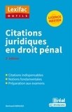 Bertrand Sergues - Citations juridiques en droit pénal.
