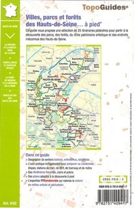 Villes, Parcs et Forêts des Hauts-de-Seine...à pied. 25 promenades et randonnées