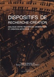 Florent Di Bartolo et Olivier Bonin - Dispositifs de recherche-création - Dialogue entre recherche universitaire et création artistique.