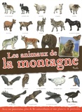  Piccolia - Les animaux de la montagne - Avec un panorama, plus de 80 autocollants et une planche de pochoirs.