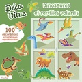Gabriele Taffuni - Déco vitre Dinosaures et reptiles volants - 100 décorations vitrostatiques repositionnables.