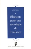 Régine Sirota - Eléments pour une sociologie de l'enfance.