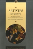 Alain Bonnet - Artistes en groupe - La représentation de la communauté des artistes dans la peinture du XIXe siècle.