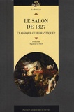 Eva Bouillo - Le Salon de 1827 - Classique ou romantique ?.