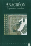 Gérard Lambin - Anacreon. Fragments Et Imitations.