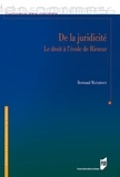 Bertrand Mazabraud - De la juridicité - Le droit à l'école de Ricoeur.