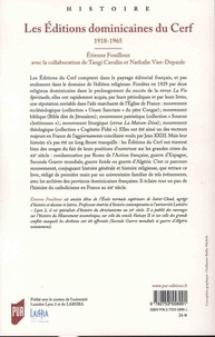 Les éditions dominicaines du Cerf. 1918-1965