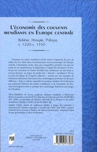 L'économie des couvents mendiants en Europe centrale. Bohême, Hongrie, Pologne, vers 1220-vers 1550