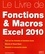 Jean-François Sehan - Le Livre des fonctions & macros Excel 2010.