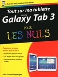 Paul Durand Degranges - Tout sur ma tablette Galaxy Tab 3 pour les nuls.