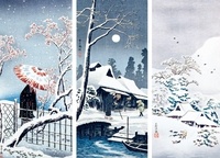 La neige par les grands maîtres de l'estampe japonaise
