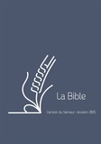  Excelsis - La Bible - Version du Semeur, révision 2015, couverture lin bleu avec tranche blanche.