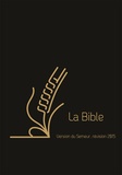  Excelsis - La Bible - Version du Semeur, révision 2015, couverture cuir noire tranche dorée avec onglets.