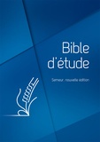  Excelsis - Bible d´étude Semeur - Couverture rigide bleue, tranche blanche.