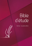  Excelsis - Bible d´étude Semeur - Couverture rigide bleue, tranche blanche.