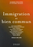 Jean-Claude Barreau et Roger Fauroux - Immigration et bien commun.