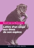 Nicolas-Edme Rétif de La Bretonne - Lettre d'un singe aux êtres de son espèce.