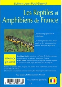 Les reptiles et amphibiens de France