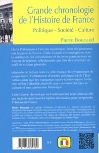 Grande chronologie de l'Histoire de France. Politique, société, culture