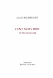 Alain Baudemont - Cent mots dire.