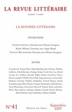 Richard Millet - La Revue littéraire N° 41, septembre 200 : La rentrée littéraire.