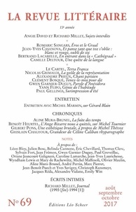 Richard Millet - La Revue littéraire N° 69, août-septembr : .