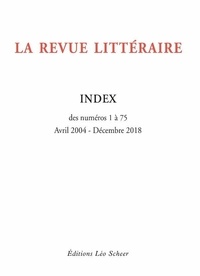  Collectif - La Revue Littéraire Index (gratuit) - des numéros 1 à 75.