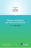  Office international de l'eau - Revue juridique de l'Environnement N° 1, Mars 2020 : .