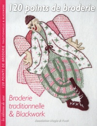  Editions de Saxe - 120 points de broderie - Broderie traditionnelle et blackwork.
