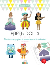 Gaël Le Neillon - Paper dolls - Pantins de papier à assembler et à colorier.