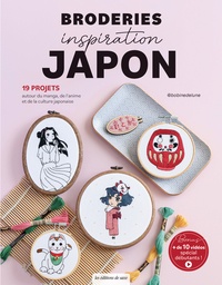  @bobinedelune - Broderies inspiration Japon. - 19 projets autour du manga, de l'animé et de la culture japonaise.