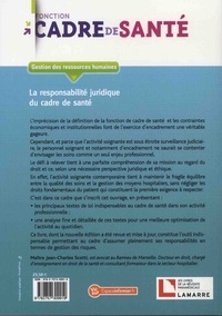 La responsabilité juridique du cadre de santé 3e édition