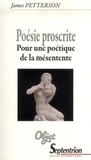 James Petterson - Poésie proscrite - Pour une poétique de la mésentente.