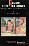 Fosca Mariani Zini - Penser entre les lignes - Philologie et philosophie au Quattrocento.